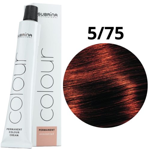 Subrina Permanent Colour Tartós Krémhajfesték 100ml 5/75