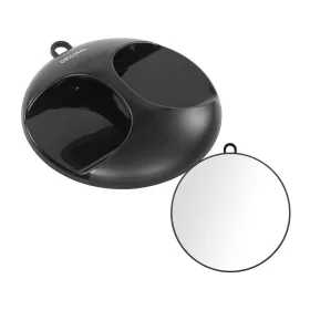 Luna kör alakú tükör 28cm (Fekete)
