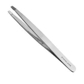   Eurostil szemöldökcsipesz INOX egyenes véggel 9,5 cm (Ezüst)