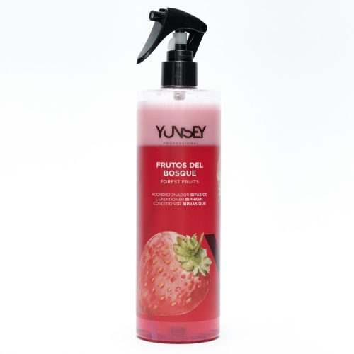 Yunsey Professional - 2-fázisú Kondicionáló Hajspray - Festett Hajra, Eper és Erdei Gyümölcs Kivonattal 500ml