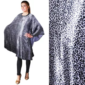 Eurostil Leopard hajvágókendő (ezüst)