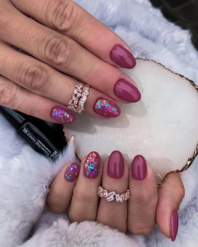 Gél Lakk - DN053 - Sötét mályva - Zselé lakk