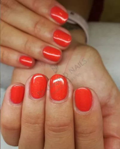 Gél Lakk - DN137 - Csillámos grapefruit - Zselé lakk