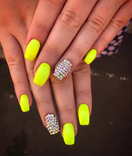 Gél Lakk - DN149 - Neon sárga - Zselé lakk