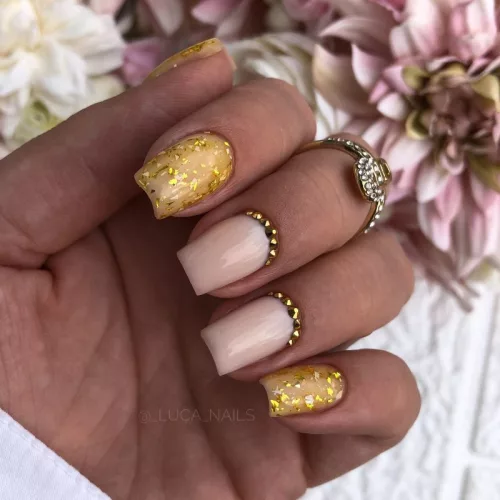 Gél Lakk – DN305 - Midnight Glam Gold - Zselé lakk