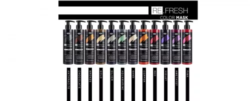 Lisap színfrissítő "Refresh" Color Mask színező hajpakolás 250ml „Homok”