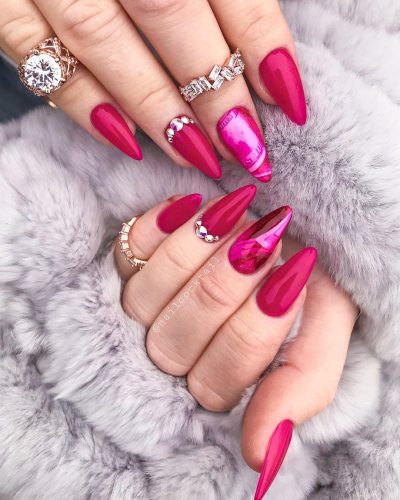 Gél Lakk - DN019 - Magenta - Zselé lakk