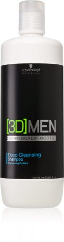 3D MEN Deep Cleansing Mélytisztító sampon 1000ml