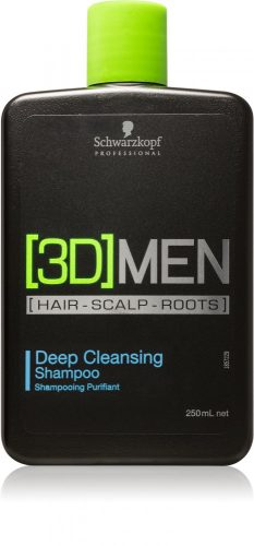 3D MEN Deep Cleansing Mélytisztító sampon 250ml