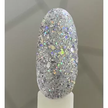 NiiZa AcrylGel - Glitter Silver 30g