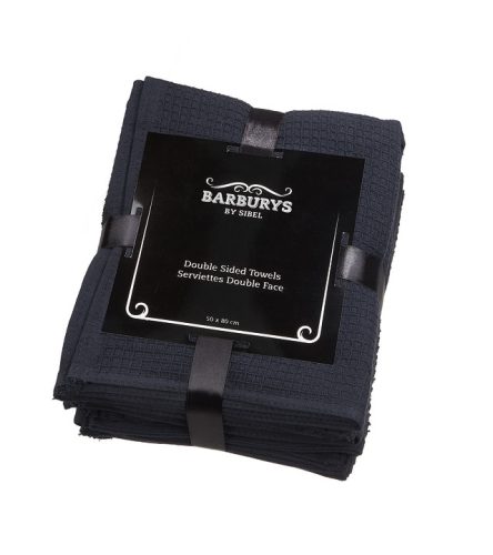 Barburys fekete pamut törölköző 6db (50cm x 80cm)
