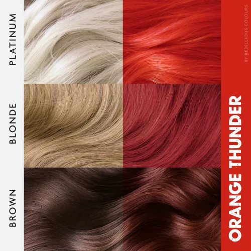 Rebellious Colour - Hajszínező Krém - Orange Thunder 100ml