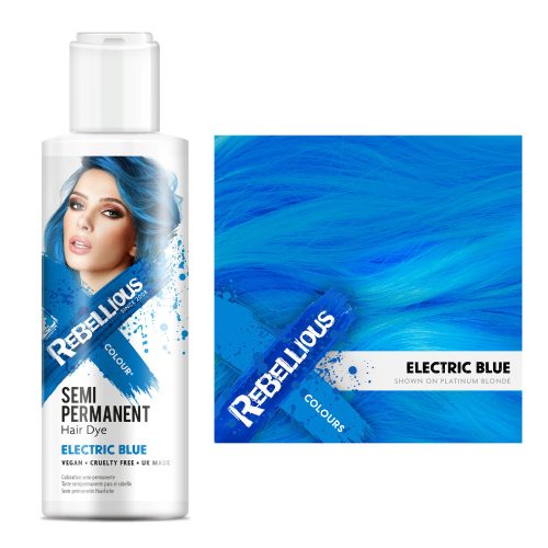 Rebellious Colour - Hajszínező Krém - Electric Blue 100ml