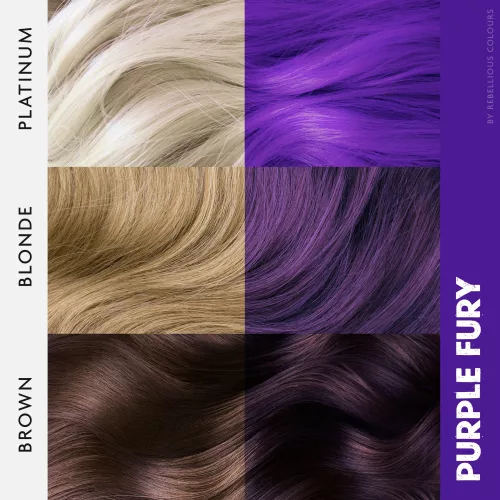 Rebellious Colour - Hajszínező Krém - Purple Fury 100ml