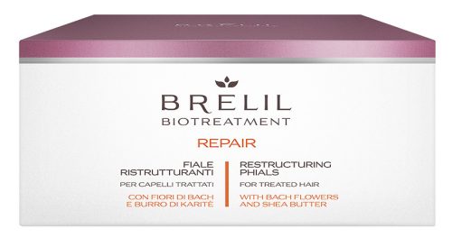 Brelil Biotreatment Repair Hairlife 12x10 ml - Szerkezethelyre állító Ampulla