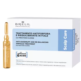   Brelil Professional - Amino Treatment - Scalp Care Anti-Dandruff and Re-Balancing Ampoule Treatment 10x6ml