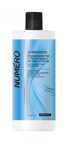 Brelil Numero Elasticizing and Anti-frizz Shampoo with olive oil 1000 ml - Anti-fríz hatású olíva olaj alapú sampon