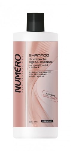 Brelil Numero Illuminating Shampoo 1000 ml - Sampon értékes olajokkal az extrém csillogásért