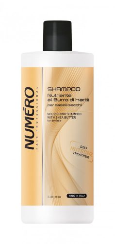 Brelil Professional - Numero Carite Shampoo - Tápláló sampon sheavajjal száraz hajra 1000ml