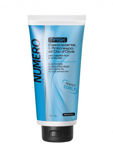 Brelil Numero Elasticizing and Anti-frizz Mask with olive oil 300 ml - Anti-fríz hatású olíva olaj alapú hajpakolás