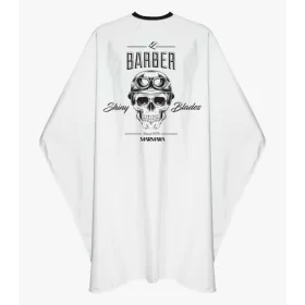   Marmara Barber - Barber Cape - Beterítőkendő (Skull White)