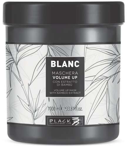 Black Professional Line "Blanc" Volume Up - Volumenizáló Hajmaszk Bambusz Kivonattal 1000ml