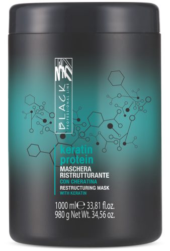 Black Professional Line Keratin Protein - Újjáépítő Maszk 1000ml