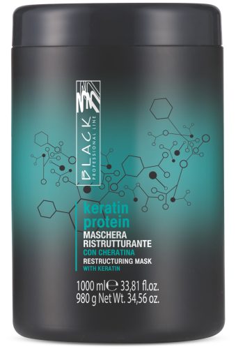 Black Professional Line Keratin Protein - Újjáépítő Maszk 1000ml