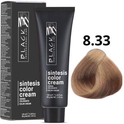 Black Professional Line Sintesis Color Cream - Tartós hajfesték 8.33 100ml 