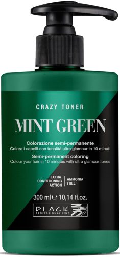 Black Professional Line Crazy Toner - Fizikai Hajszínező - Mint Green 300ml