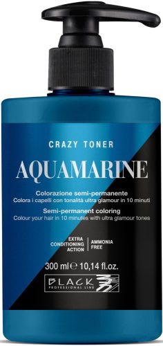 Black Professional Line Crazy Toner - Fizikai Hajszínező - Aquamarine 300ml
