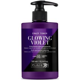   Black Professional Line Crazy Toner - Fizikai Hajszínező - Glowing Violet 300ml