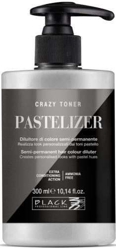 Black Professional Line Crazy Toner - Fizikai Hajszínező - Pastelizer 300ml