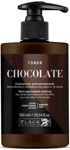 Black Professional Line Toner - Fizikai Hajszínező - Chocolate 300ml