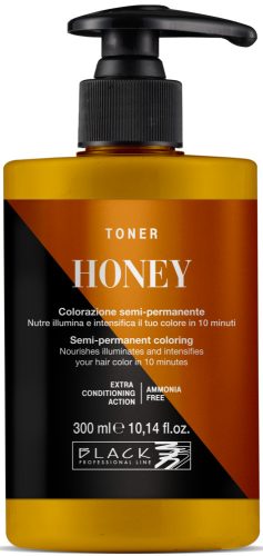 Black Professional Line Toner - Fizikai Hajszínező - Honey 300ml