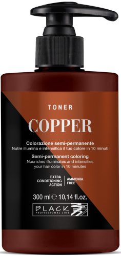 Black Professional Line Toner - Fizikai Hajszínező - Copper 300ml
