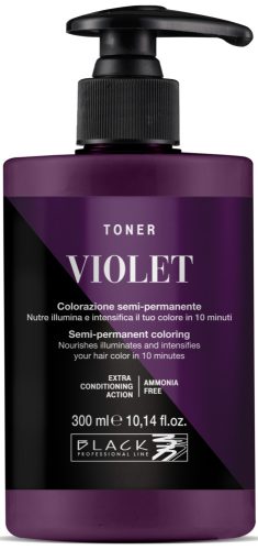 Black Professional Line Toner - Fizikai Hajszínező - Violet 300ml