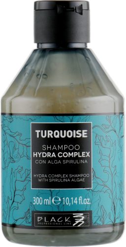 Black Professional Line "Turquoise" Hydra Complex - Sampon Spirulina Algával 300ml