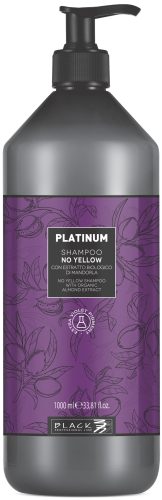 Black Professional Line "Platinum" No Yellow - Sárgulás Elleni Sampon Mandula Kivonattal 1000ml