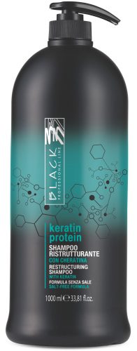 Black Professional Line Keratin Protein - Újjáépítő Sampon 1000ml