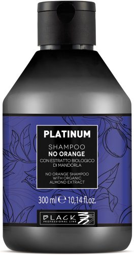 Black Professional Line "Platinum" No Orange - Narancsosodás Elleni Sampon Mandula Kivonattal 300ml