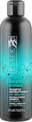 Black Professional Line Keratin Protein - Újjáépítő Sampon 250ml