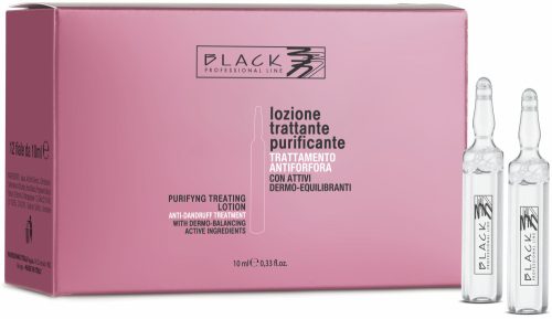 Black Professional Line Anti-Dandruff - Korpásodás Elleni Ampulla 12x10ml