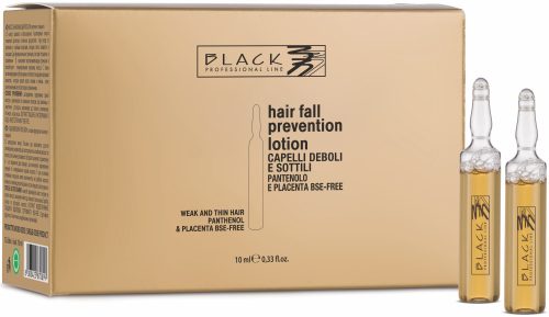 Black Professional Line Hair Fall Prevention - Hajhullás Elleni Ampullák 12x10ml