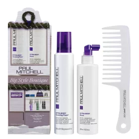   Paul Mitchell - Big Style Karácsonyi Csomag (Sculpting Foam 200ml + Extra-Body Boost 250ml + Detangler Comb)