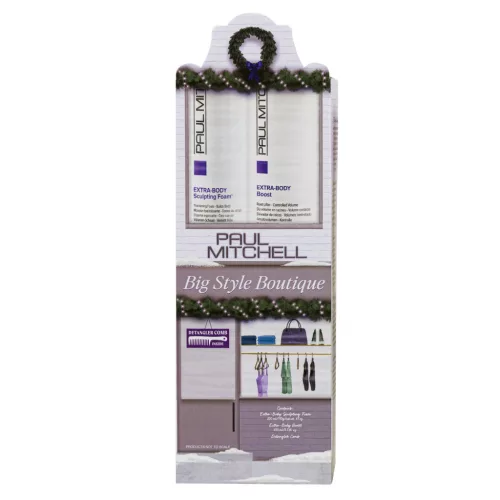 Paul Mitchell - Big Style Karácsonyi Csomag (Sculpting Foam 200ml + Extra-Body Boost 250ml + Detangler Comb)