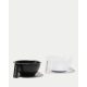 Framar - Color Bowl Set (2-Pack Black & Clear) - Hajfestő Tál Szett 