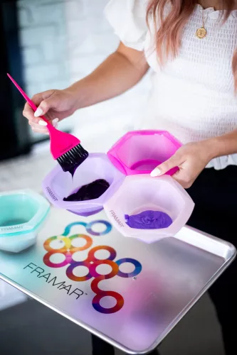 Framar - Connect & Color Bowls - Festőtál Szett (7db)