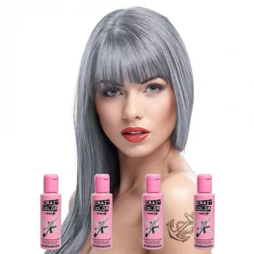 Crazy Color Hajszínező krém 27 Silver 100 ml