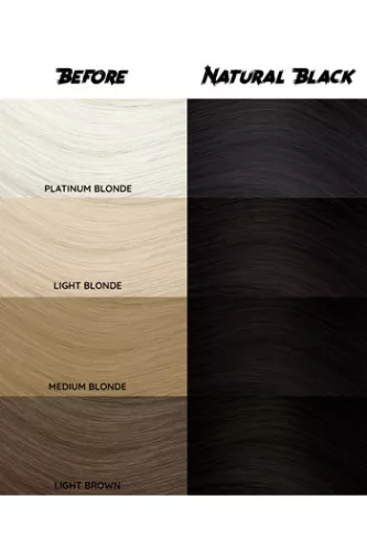 Crazy Color Hajszínező krém 32 Natural Black 100 ml